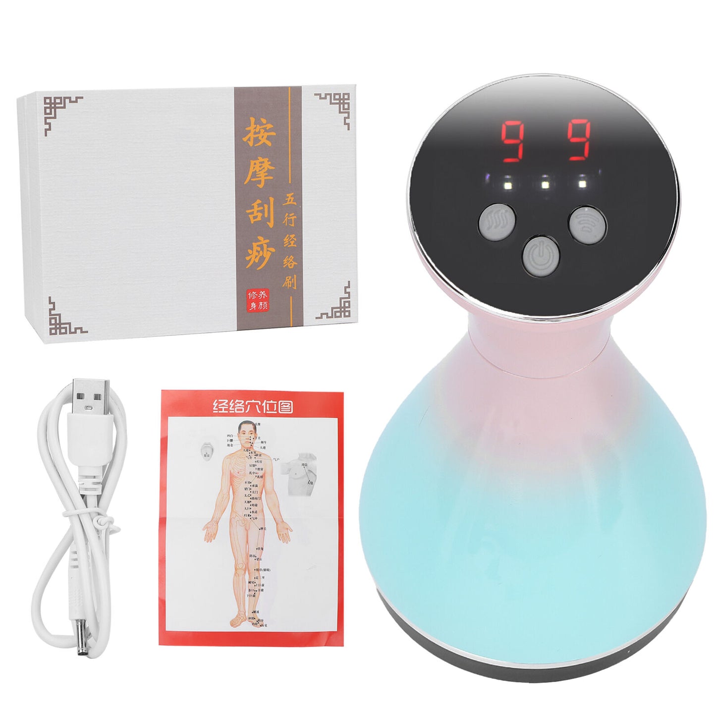 new Electric Brush Use Acupuncture Massage Brush Cellulite Massager HGF koeek - KOEEK