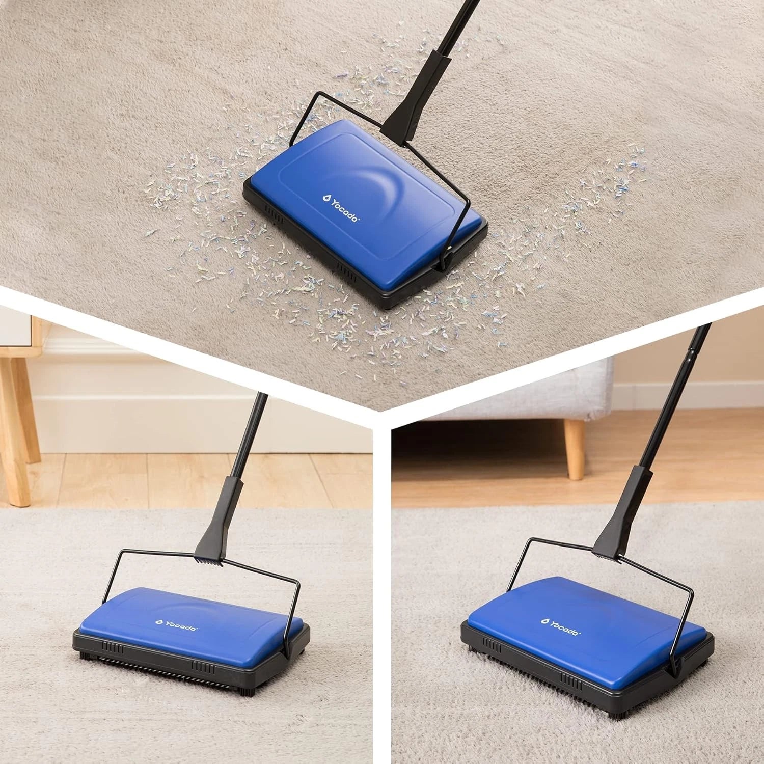 Carpet vacuum cleaner, suitable for home offices and low-pile carpets 07FC0E-D4 - KOEEK