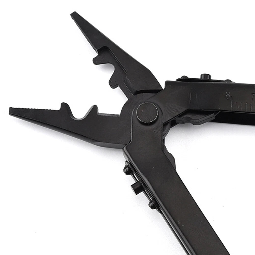 13 In1 Portable Pocket Stainless Steel Outdoor Survival Multi Tool Plier Compact 07FC0E-D4 - KOEEK