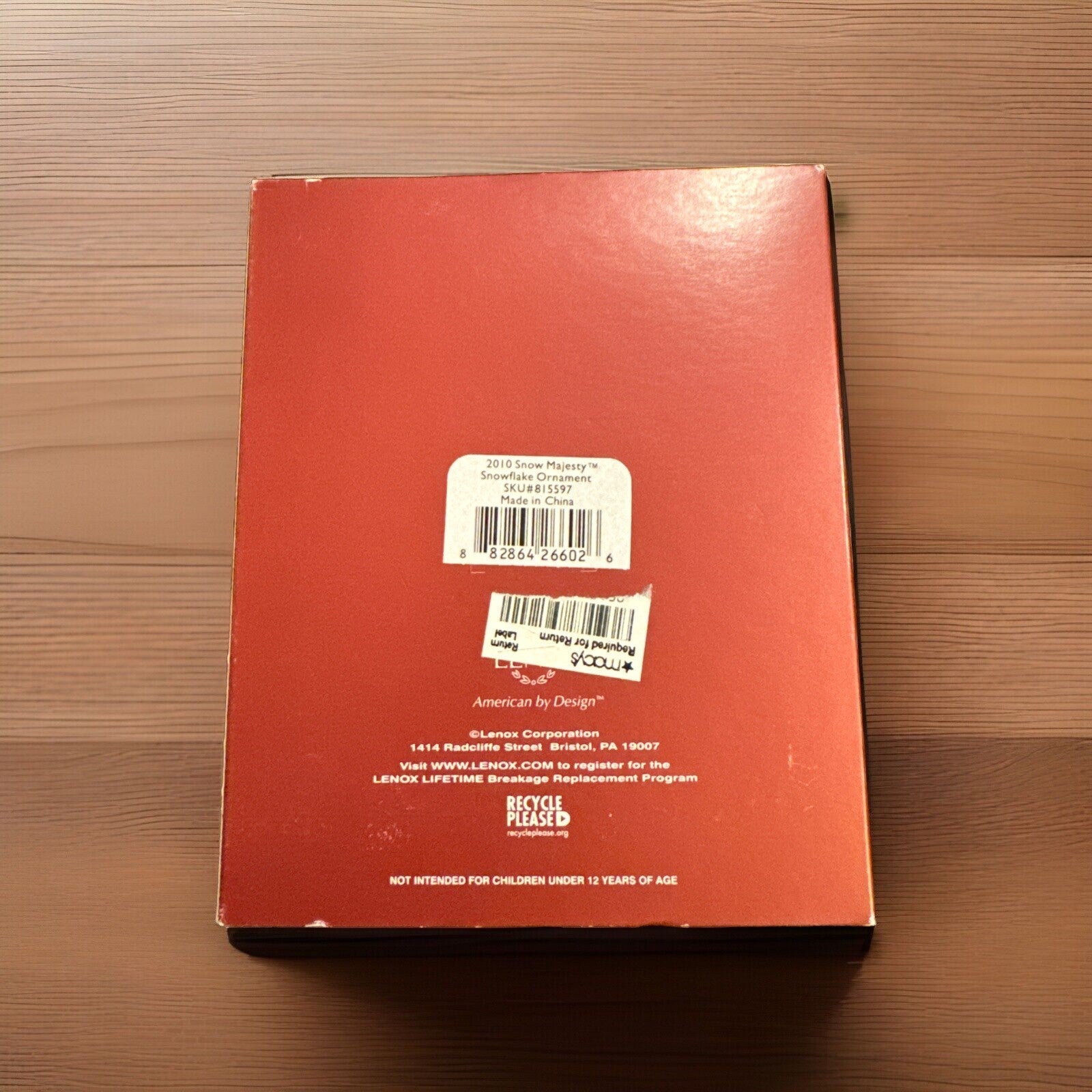 Lenox 2010 Snow Majesty Annual Christmas Snowflake Ornament NIB LENOX - KOEEK