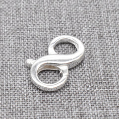1pcs of 925 Sterling Silver Interchangeable Double Lobster Clasps for Necklace 07FC0E-D4 - KOEEK