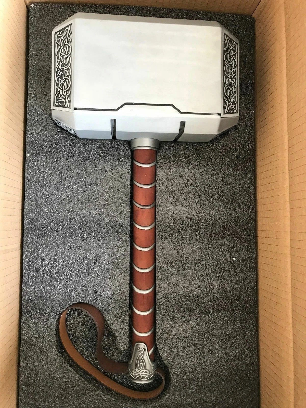 1/1 Full Metal CATTOYZ The Avengers Thor Hammer Replica Props Mjolnir Gifts 07FC0E-D4 - KOEEK