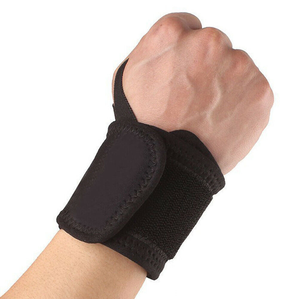 new Wrist Guard Band Brace Support Carpal Tunnel Sprains Strain Gym Strap koeek - KOEEK