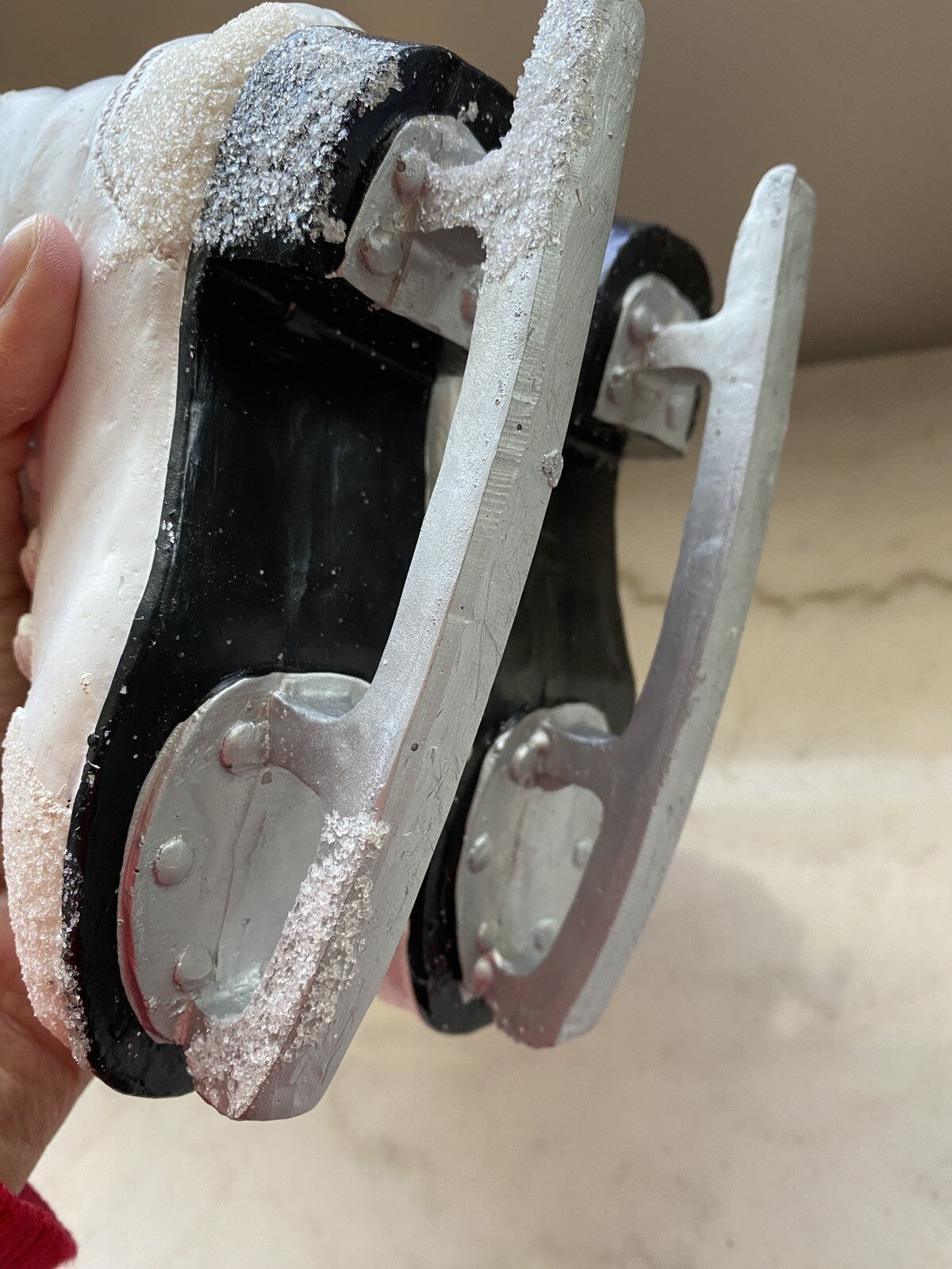 ! HSN Winter Lane Cardinal ICE SKATES FIGURE CHRISTMAS DECOR LIGHTS UP! CARDINAL - KOEEK