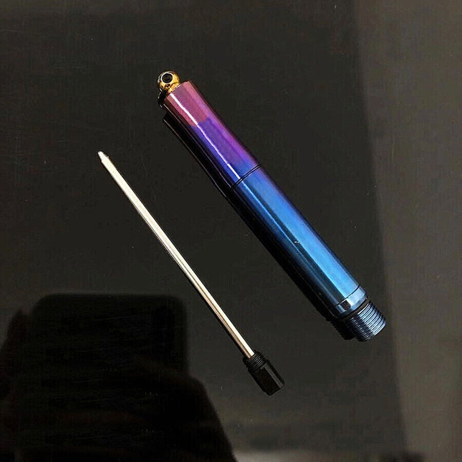 Titanium Alloy Ballpoint Pen Portable Keychain Signature Pen Outdoor EDC Tools 07FC0E-D4 - KOEEK