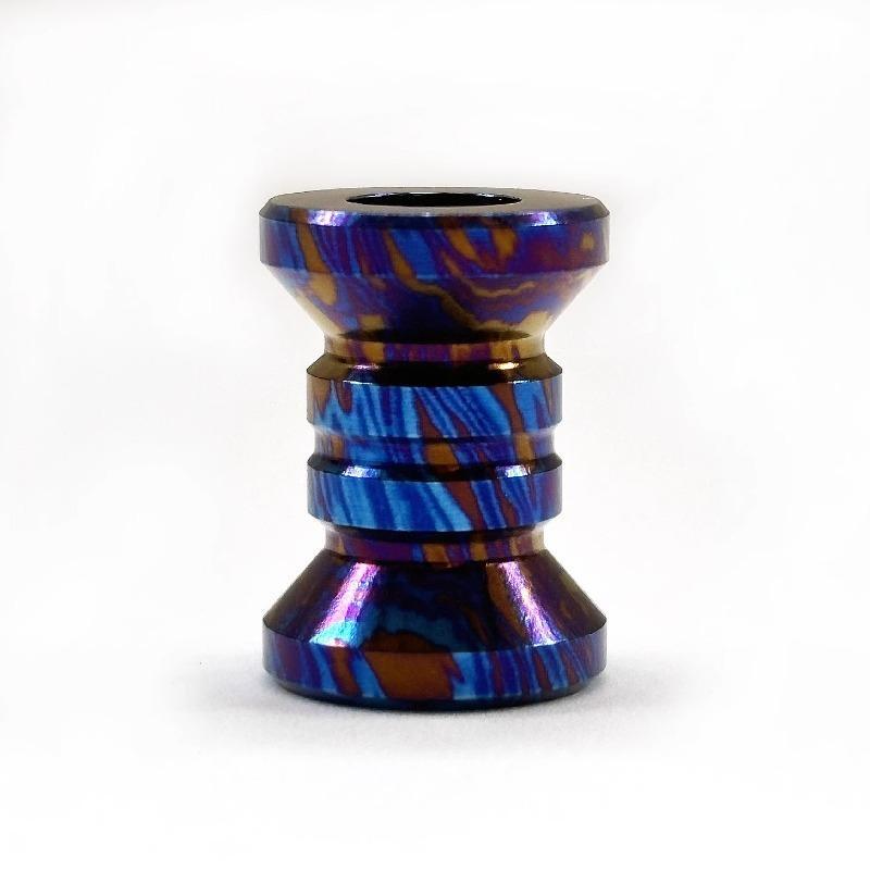 Titanium Damascus Knife Lanyard Bead Paracord Necklace Pendant EDC Charm DIY 07FC0E-D4 - KOEEK