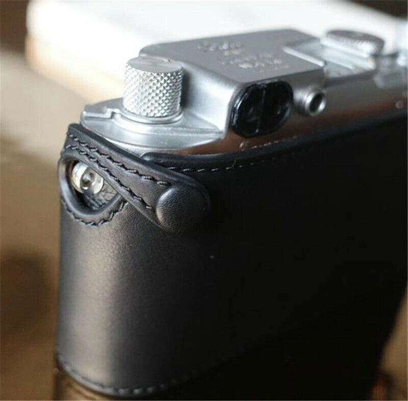 Camera Bag Protective Case  Leather Half Set For Leica IIIF 3F IIIC 3C 07FC0E-D4 - KOEEK