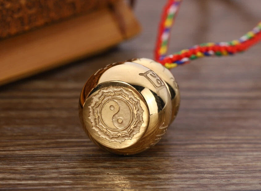 Titanium Steel Gourd Waterproof Medicine Box Pill Case Talisman Necklace Pendant 07FC0E-D4 - KOEEK