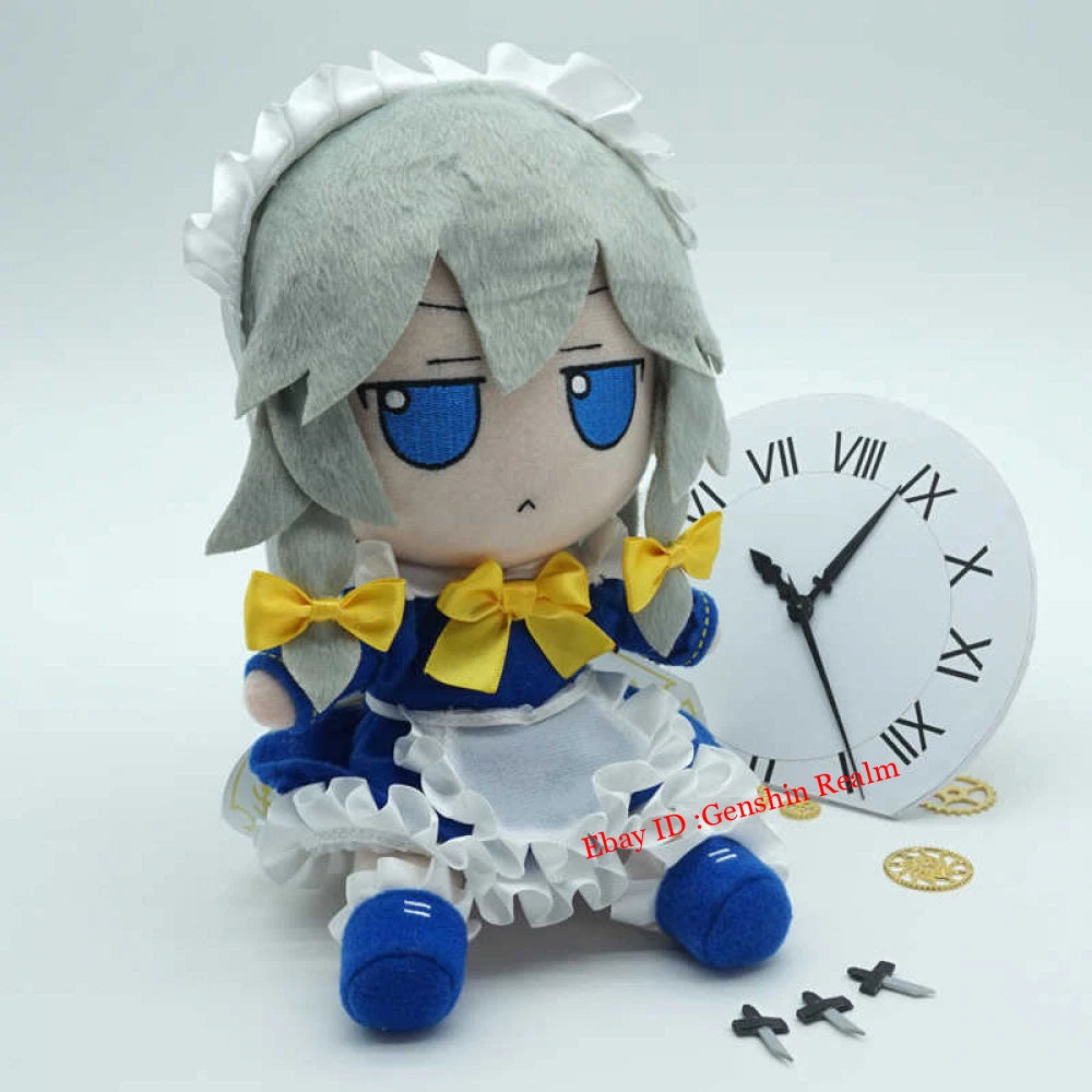 Anime Touhou Project Fumo Collection Izayoi Sakuya 20cm Plush Doll Stuffed Toy 07FC0E-D4 - KOEEK
