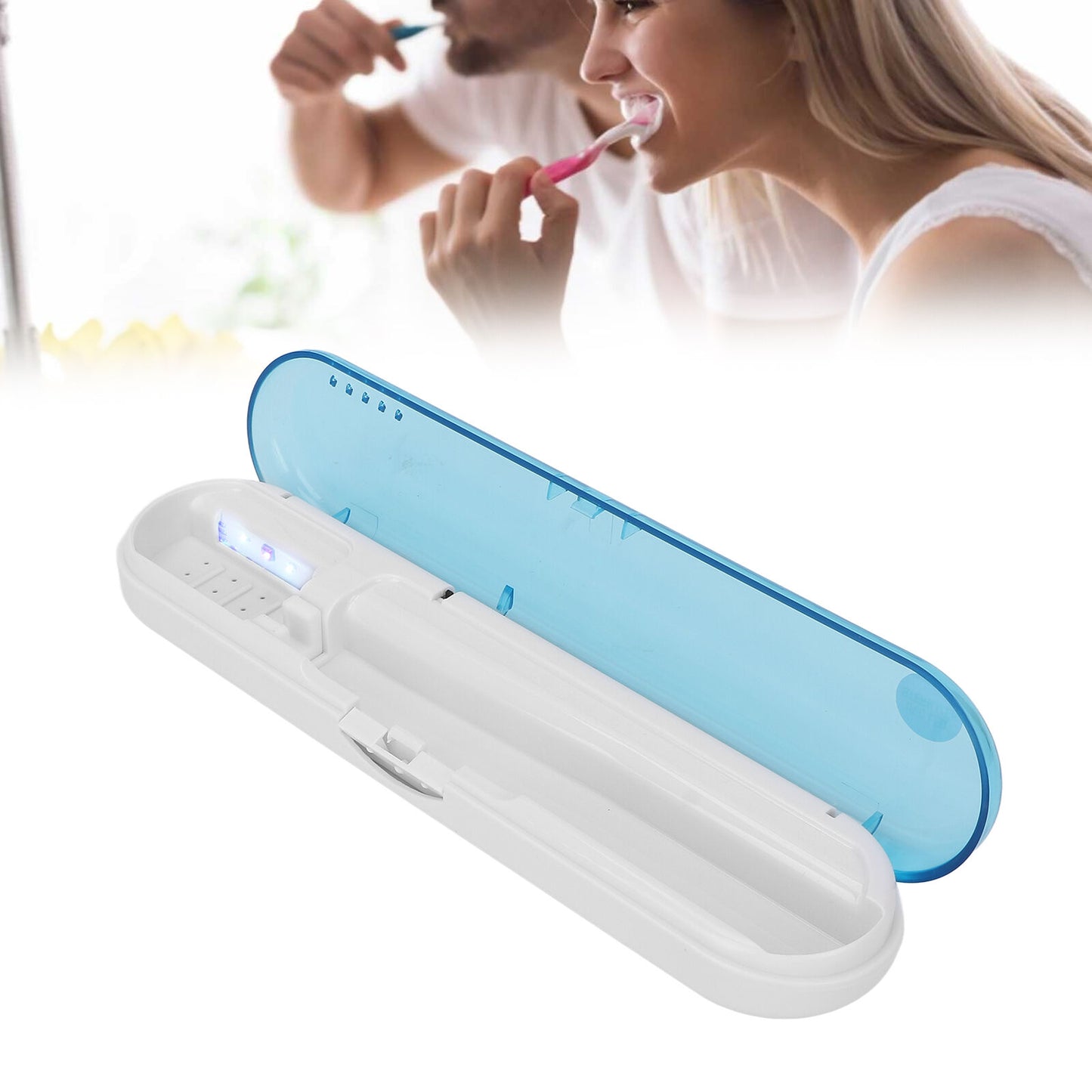 new UVC LED Toothbrush Cleaning Box Professional Home Travel Portable Toothbrush ABE koeek - KOEEK