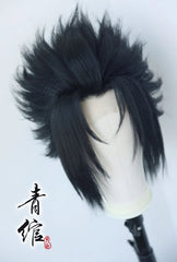 Final Fantasy 7 FF7 Aerith Zack Fair Cosplay Wig Handmade Unisex Long Hairpiece 07FC0E-D4 - KOEEK