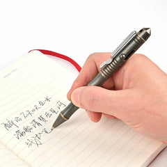 EDC Brass Retro Black Pocket Ball Pen Business Signature Pen Outdoor Record Pen 07FC0E-D4 - KOEEK
