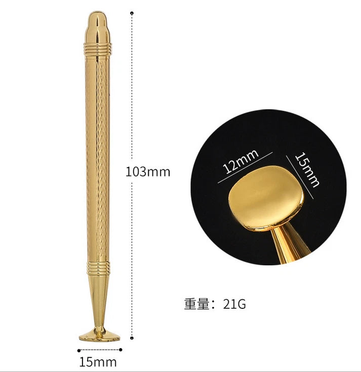 Creative 2in 1 Metal Tobacco Pipe Tamper Copper Cigar Pipe Cleaning Tools 07FC0E-D4 - KOEEK