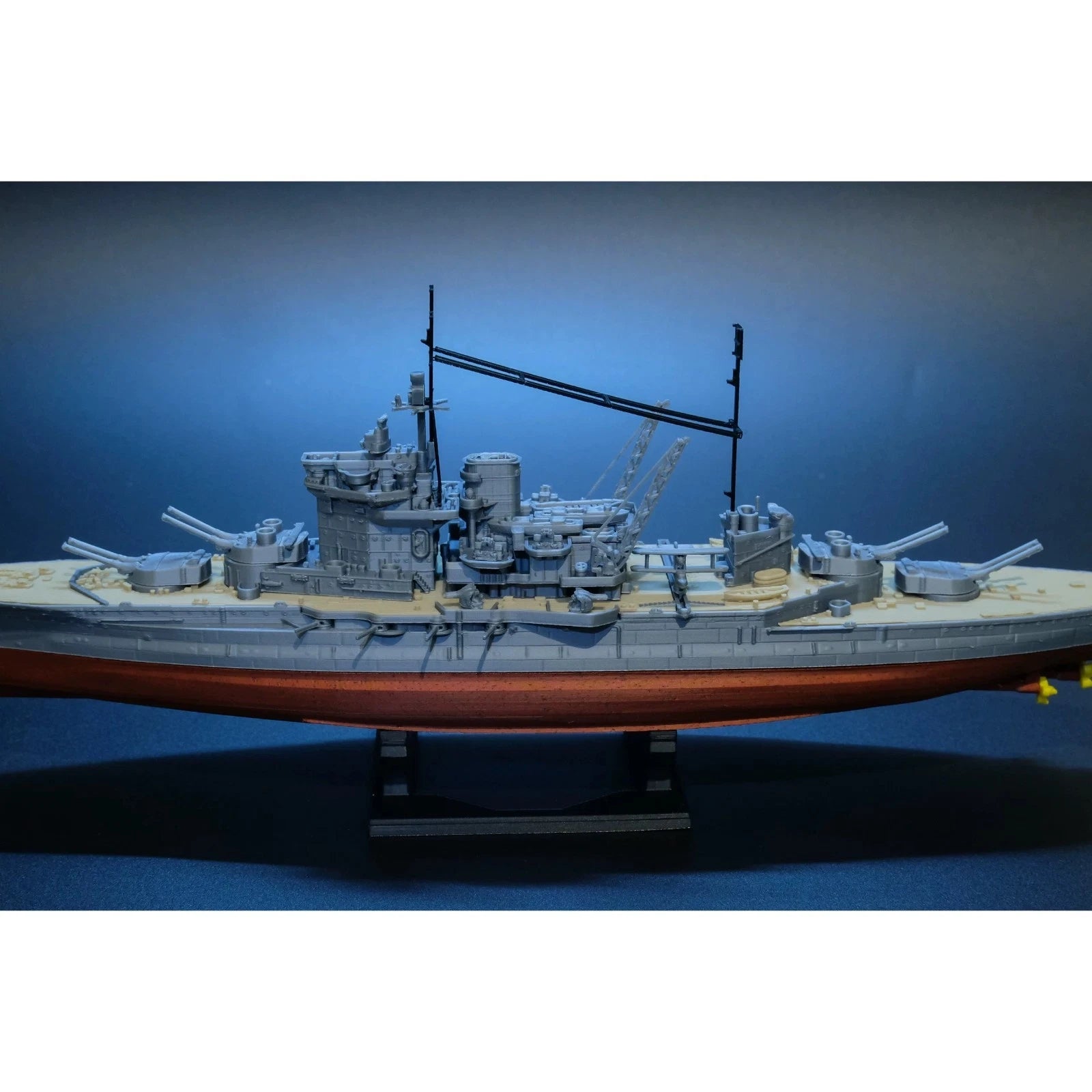 1/700 HMS Warspite World of Warships Painted Unassembled Plastic Model Kit 07FC0E-D4 - KOEEK