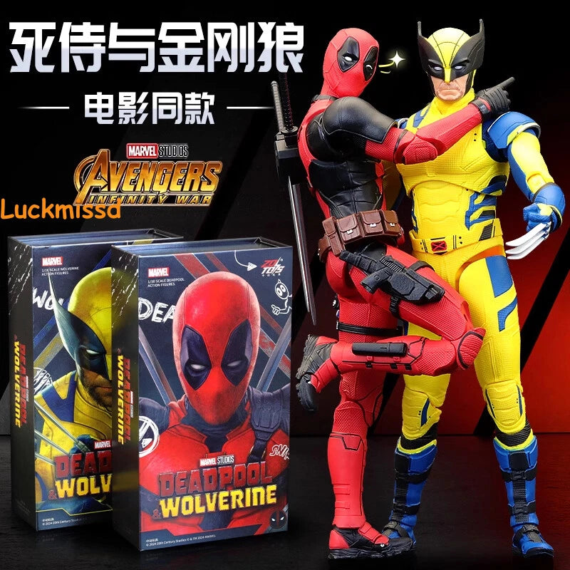 1:10 ZD Toy Deadpool & Wolverine Action Figure Toy Model Collection Xmas Gift BN 07FC0E-D4 - KOEEK