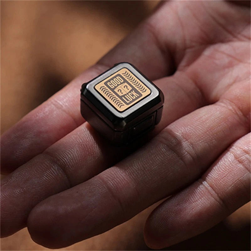 Novel Mysterious Little Box EDC Fidget Stylish Metal Mechanical Relaxation Toy 07FC0E-D4 - KOEEK
