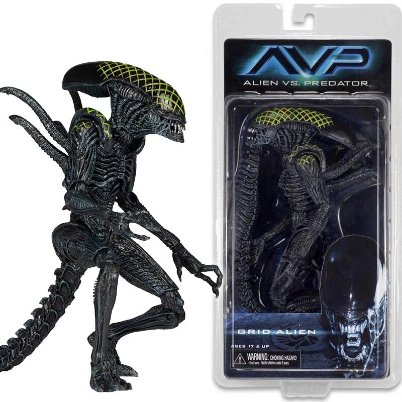 NECA Grid Alien Xenomorph Warrior AVP 7" Action Figure 1:12 Aliens Series 7 NECA - KOEEK