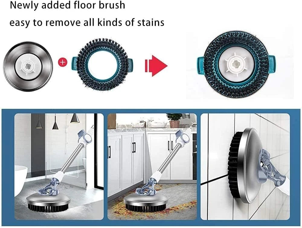 Swivel Mop Bucket Deluxe 360 Swivel Floor Cleaning System 07FC0E-D4 - KOEEK