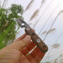 EDC Titanium Pry Bar Crowbar Bottle Opener Portable Pocket Outdoor Multi Tools 07FC0E-D4 - KOEEK