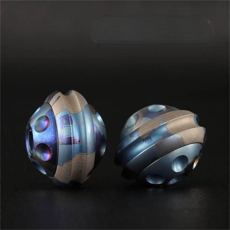 EDC Titanium Knife Lanyard Bead Paracord DIY Necklace Pendant Fidget Spinner Toy 07FC0E-D4 - KOEEK