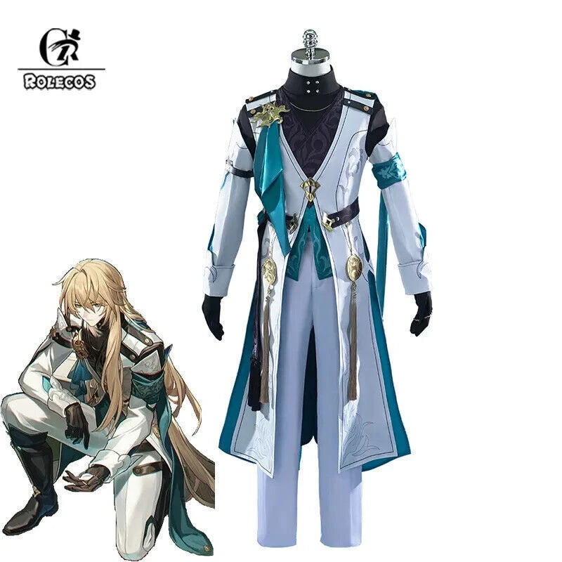 Honkai Star Rail Luocha Cosplay Game Costume Poltergeist Role Play Men Uniform 07FC0E-D4 - KOEEK