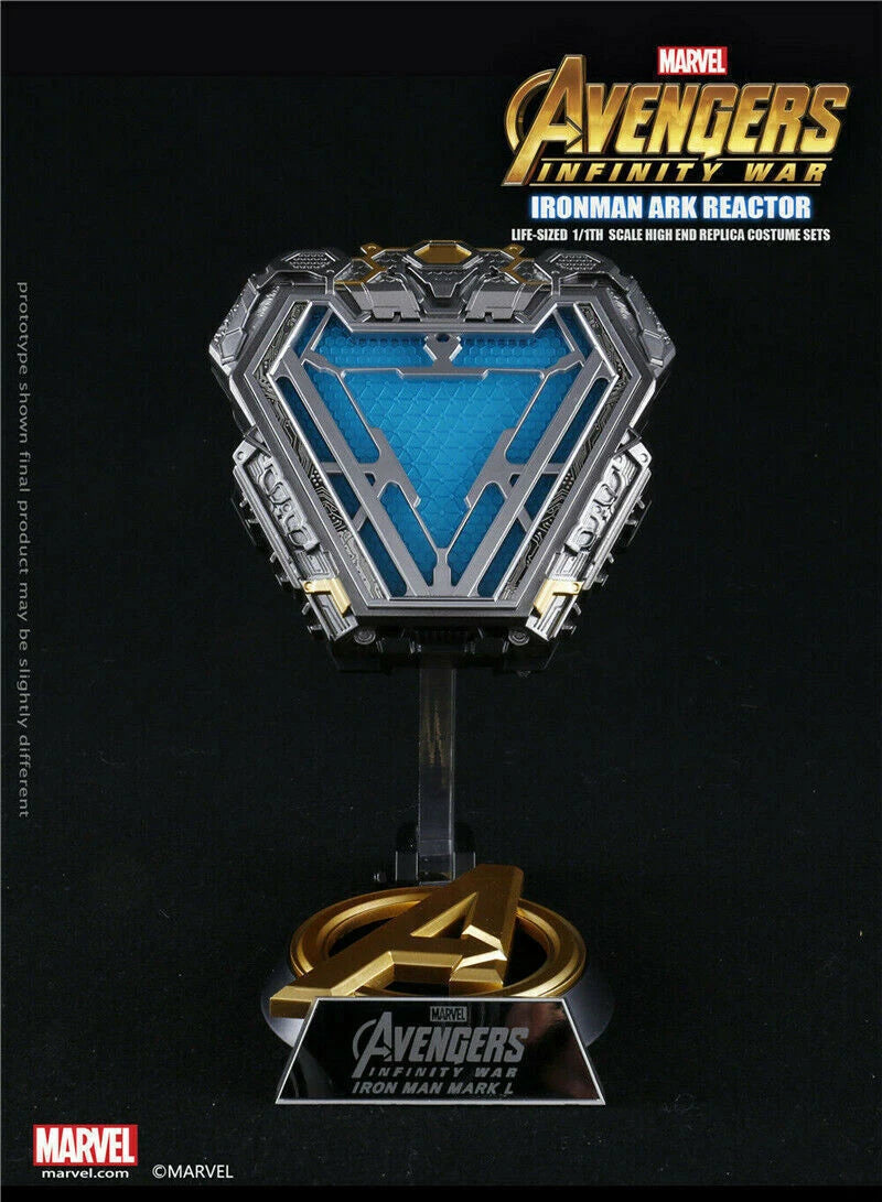 Replica Marvel Iron Man Arc Reactor MK50 Model Mark L 1:1 Cosplay Prop Gift 07FC0E-D4 - KOEEK