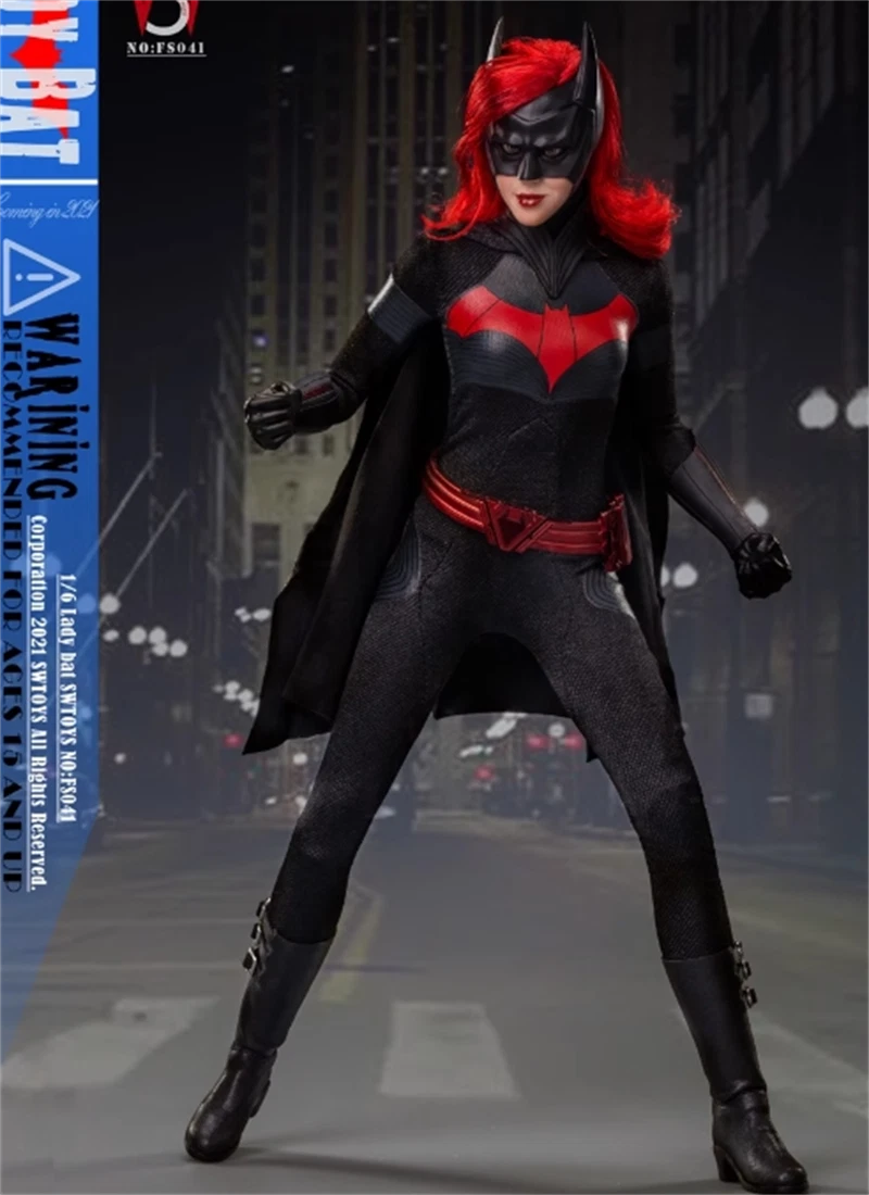 FS041 SWTOYS 1/6 Lady Bat Two Heads Action Figure Collectible Model Toy Gift 07FC0E-D4 - KOEEK