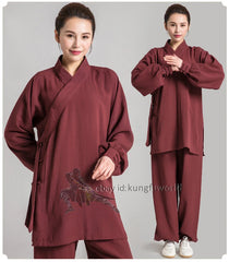 25 Colors Wudang Taoist Robe Kung fu Suit Shaolin Tai Chi Uniform Wushu Clothes 07FC0E-D4 - KOEEK