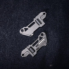 Hot EDC Titanium Alloy Mini Adjustable Spanner Wrench Portable Repair Tools 07FC0E-D4 - KOEEK