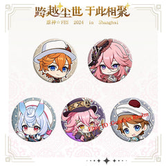 5Pcs/Set Anime  FES Carnival Series Badge Decor Pendant Gift 07FC0E-D4 - KOEEK