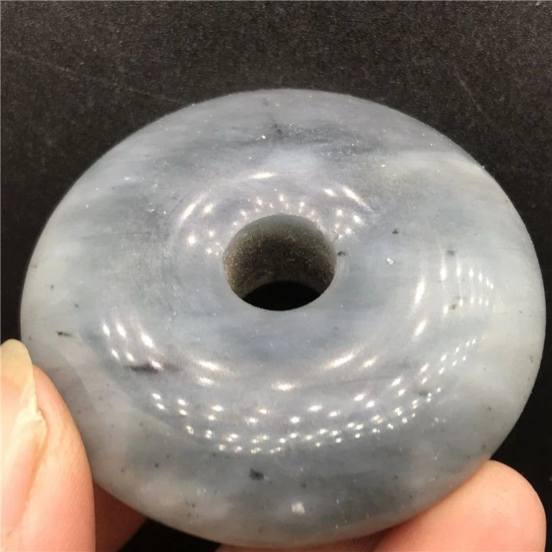 Natural Old Xiuyu Jade Hand-Carved Feng Shui Pendant Antique Jade Figurine 07FC0E-D4 - KOEEK