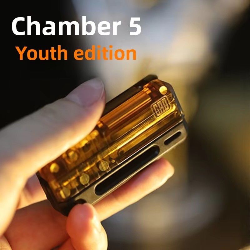 GAO Studio PC RlFLE-5 Magnetic Mechanical Rebound Push Slider EDC Decompress Toy 07FC0E-D4 - KOEEK