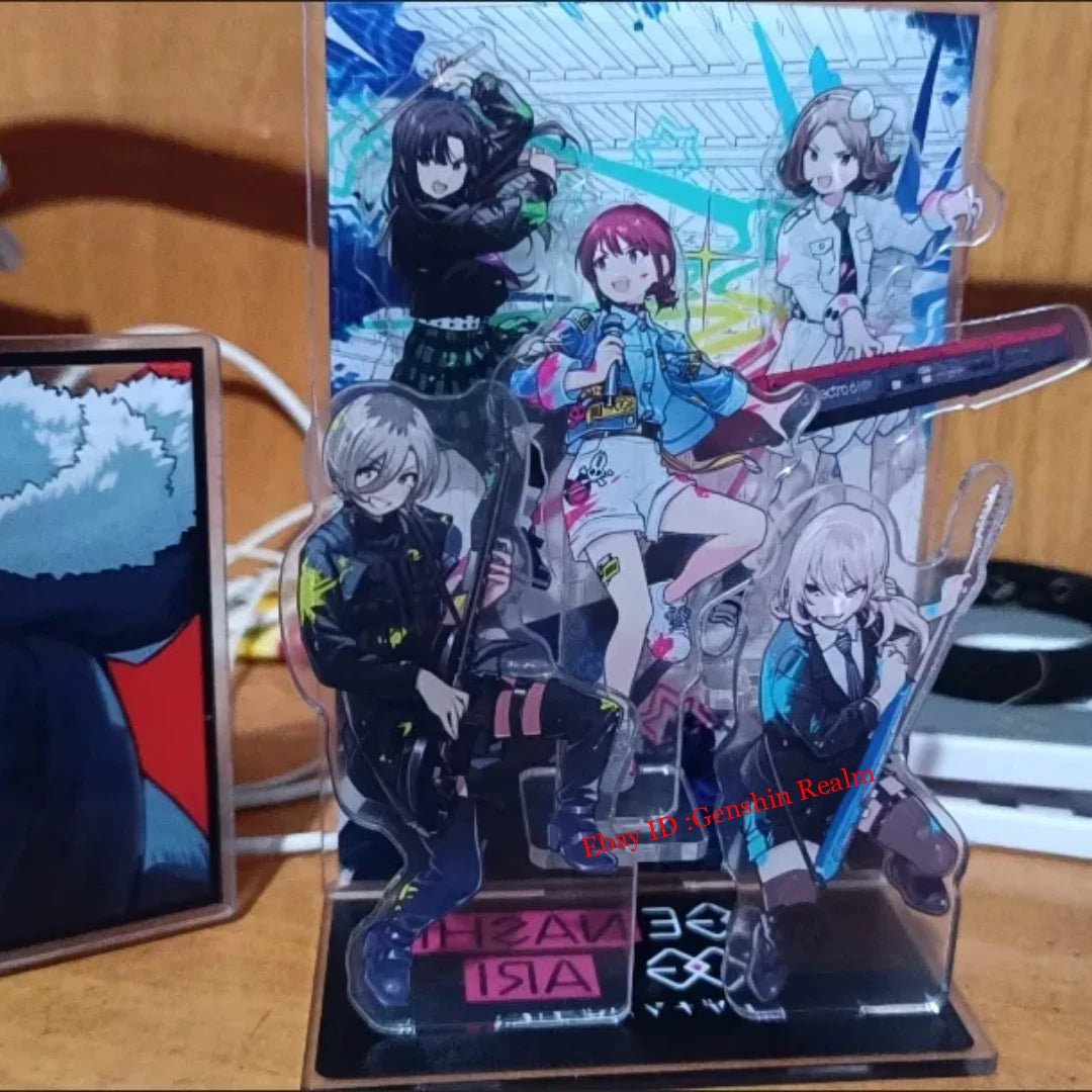Anime GIRLS BAND CRY NINA ISERI Acrylic Desktop Stand Figure Collection Gift 07FC0E-D4 - KOEEK