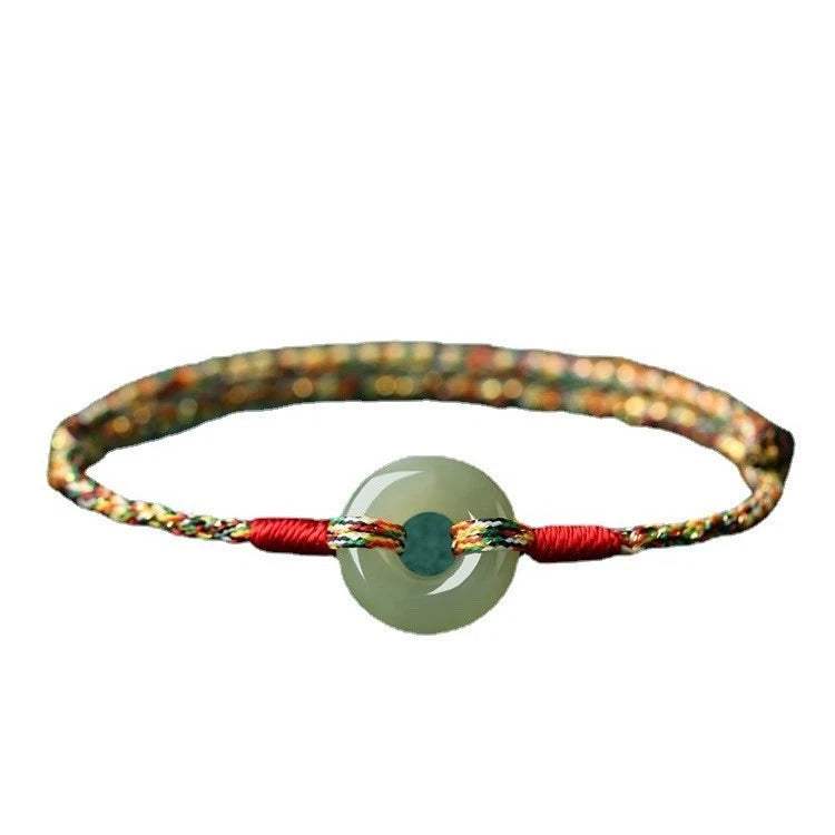 Dragon Boat Festival Five Color Red Cord Bracelet Handmade Peace Charm Woven 07FC0E-D4 - KOEEK
