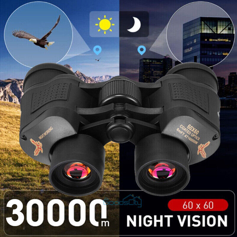 60X60 High Power Military Binoculars with Day/Night Vision