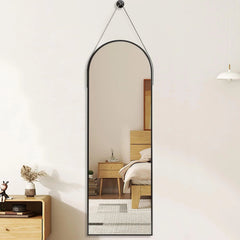16''x48'' Arched Full Length Mirror for Wall,Full Body Arched-Top Hanging Mirror 07FC0E-D4 - KOEEK