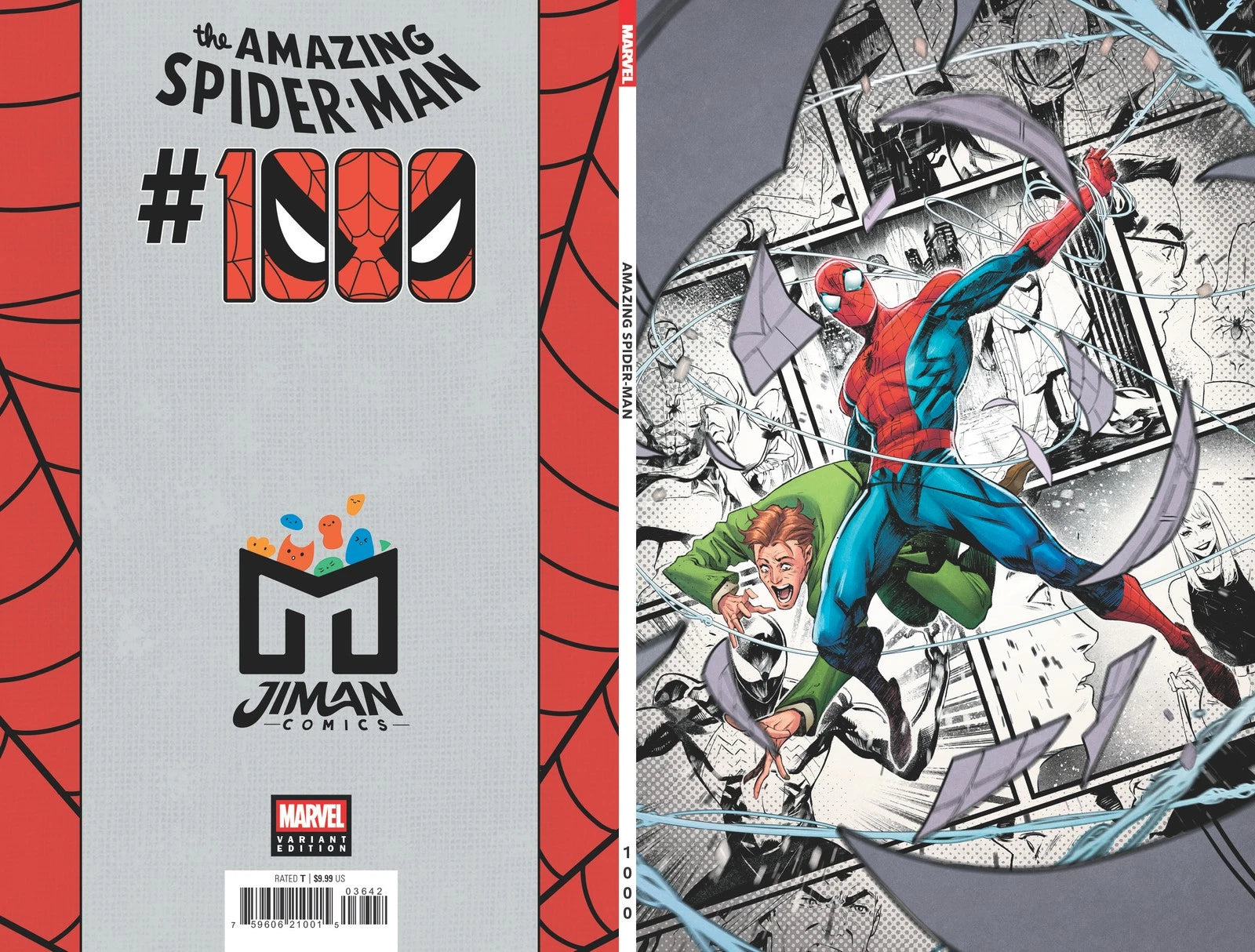 Amazing Spider-Man #1000 Virgin Variant Iban Coello Jiman Exclusive Variant 07FC0E-D4 - KOEEK