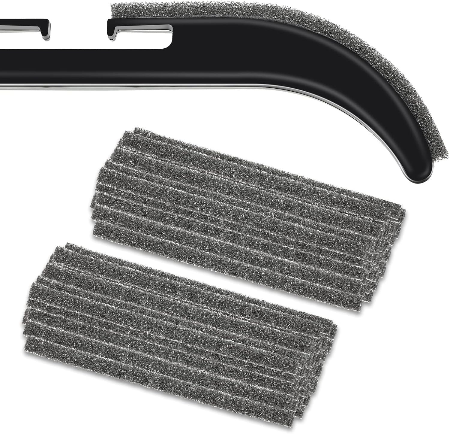 new Chengu 400 Count Hanger Grips Self Sticking Foam x Inch, Gray CHENGU - KOEEK