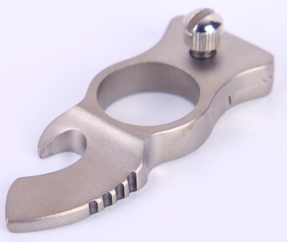 Safety Leisure Finger Ring Slingshots Stainless Steel Shooting Catapults 07FC0E-D4 - KOEEK