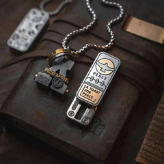 Mechanical Push Card Toy EDC Fingertips To Decompress Machinery Slider Adult Toy 07FC0E-D4 - KOEEK