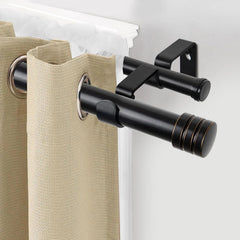 1-inch double curtain rod, length range 36 to 72 inches (3 to 6 feet) 07FC0E-D4 - KOEEK