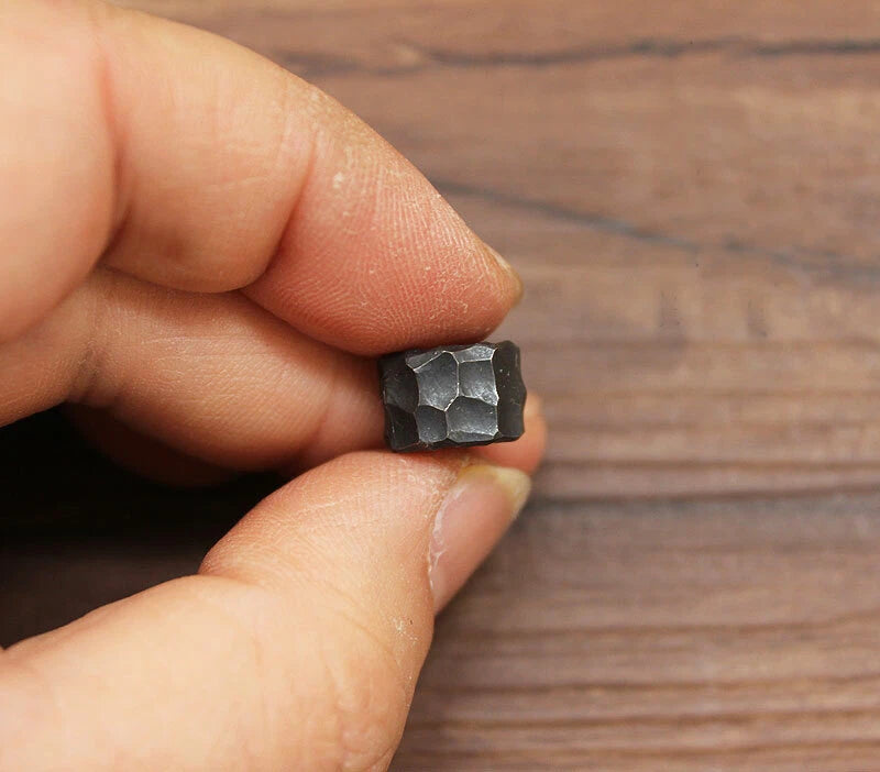 Handmade Carving TC4 Bead Titanium Bead Knife Lanyard EDC Bead Pendant DIY Beads 07FC0E-D4 - KOEEK