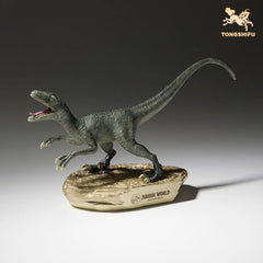 Official 1:20 Velociraptor Blue Brass Statue Figure Dinosaur Model Desktop Decor 07FC0E-D4 - KOEEK