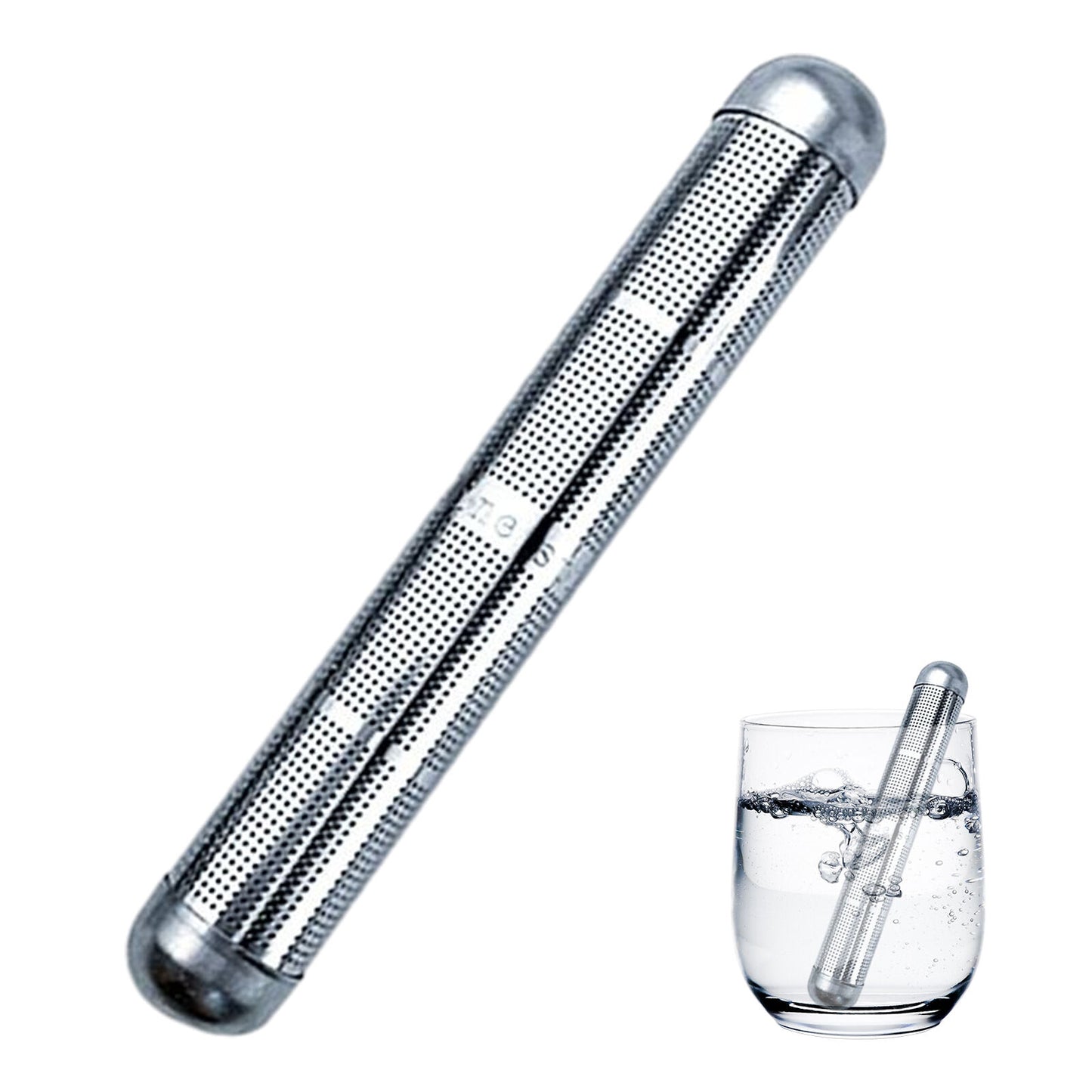 ny Bærbar Alkaline Water Stick Rustfritt stål Filter pH Alkalizer Hydrogen Wand