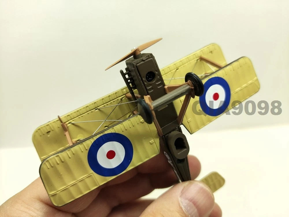 1/72 Scale WWI UK Air Force SE.5A Aircraft Metal + Plastic Model 07FC0E-D4 - KOEEK