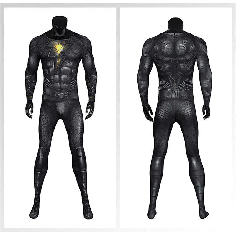 Black Adam Teth-Adam Bodysuit Cosplay Costume Suit Outfit Cloak Halloween 07FC0E-D4 - KOEEK