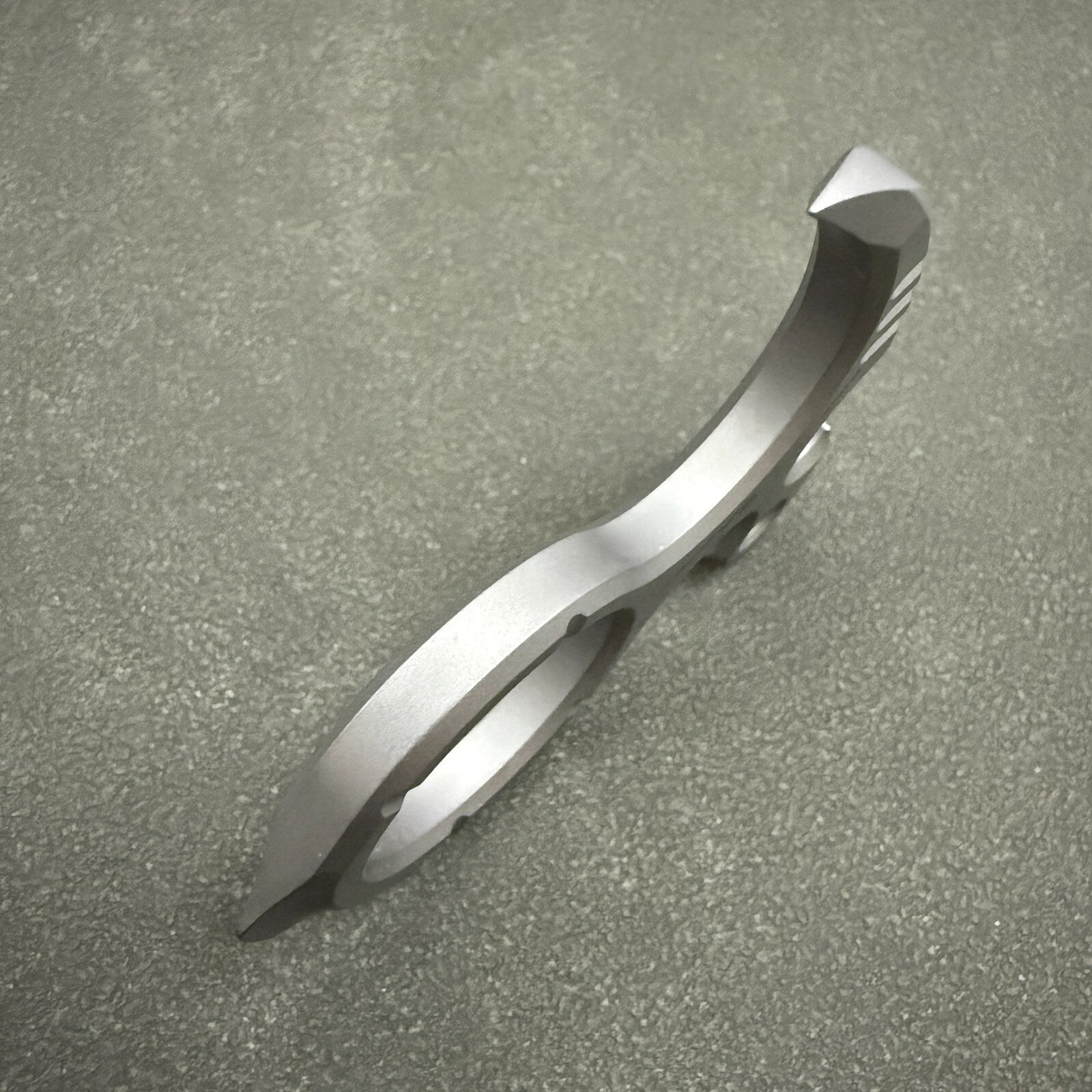 RIHE Design TC4 TITANIUM PRY Bar TOOL sickle EDC Bottle opener 07FC0E-D4 - KOEEK