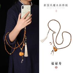 Gourd Chinese Style  Chinese Crossbody Phone Lanyard Anti Lost Phone Strap 07FC0E-D4 - KOEEK