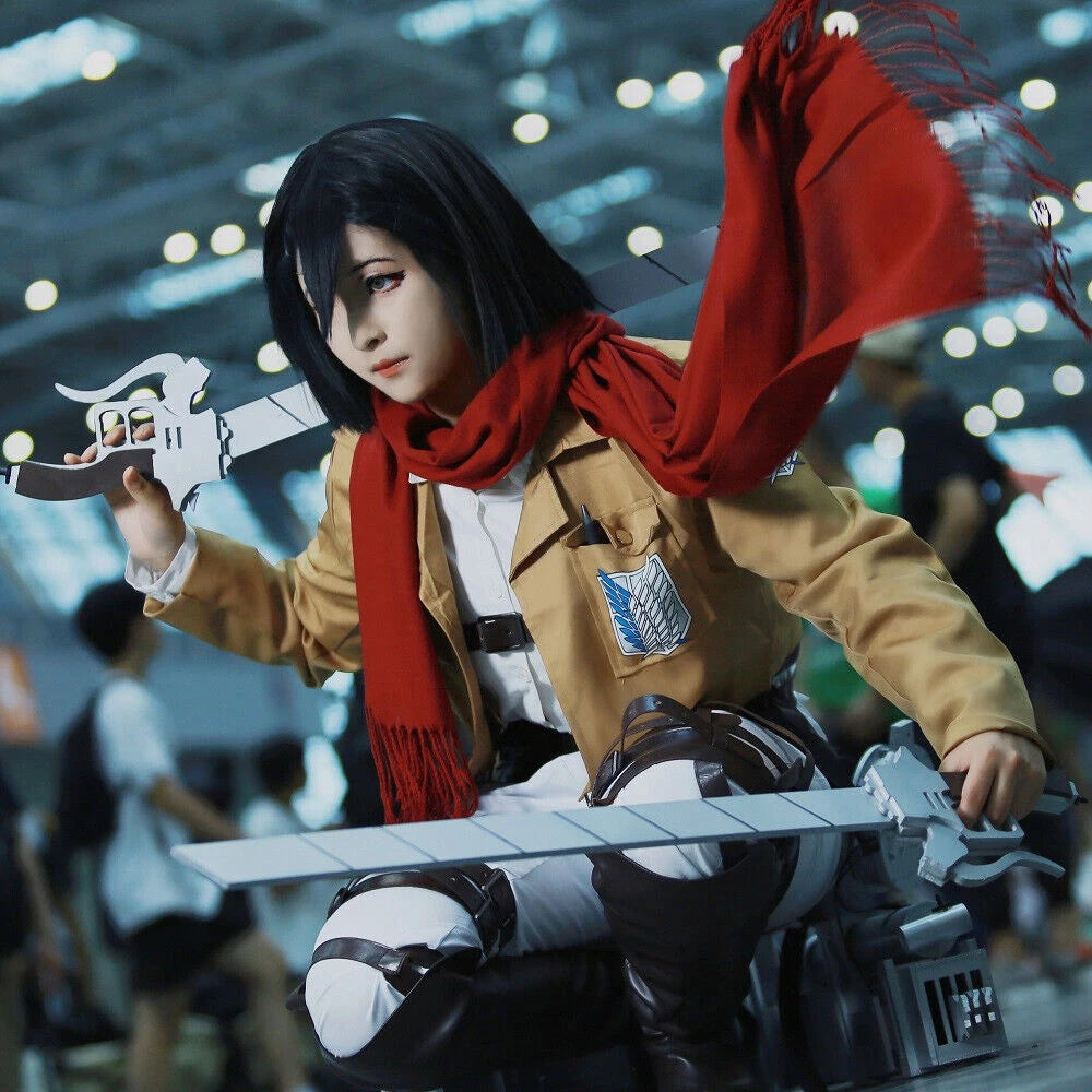 Attack on Titan Eren Jaeger Cosplay 3D Maneuver Gear DIY Kits 1:1 Wearable Props 07FC0E-D4 - KOEEK