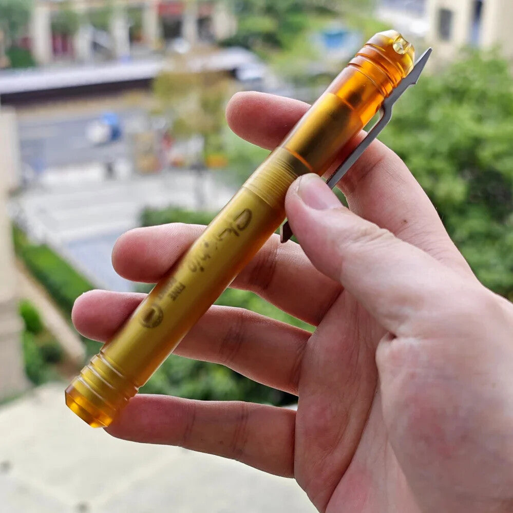 EDC Ultem Imported PEI Titanium Alloy Pen Multi-functional Portable Tools Pen 07FC0E-D4 - KOEEK